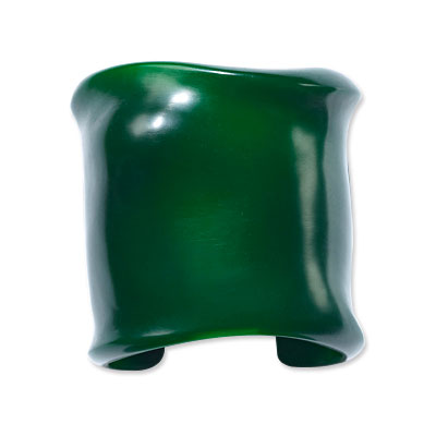 Céline Jade Enamel Cuff