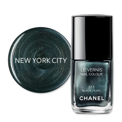 New York City - America's Most Wanted Nail Colors - Chanel Black Pearl
