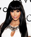 Kim Kardashian - New Year's Eve - nail polish