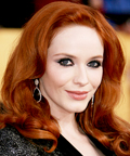 Christina Hendricks - 2011 SAG Awards - eye makeup