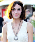 Alexa Chung - Coachella - Blue Nail Polish