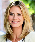 Heidi Klum - hair - Daily Beauty Tip