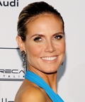 Heidi Klum - hair - amFAR