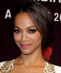 Zoe Saldana - smoky eyes - Miami