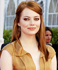 Emma Stone - The Help - France - bronze eye shadow