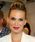 Molly Sims - bun - New York City fashion week