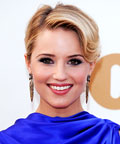 Dianna Agron - eyes - eye makeup - Primetime Emmy Awards