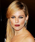 Sienna Miller - Smokey Eyes - Strong Lip - Eyes - Lip - Moet & Chandon Etoile awards party