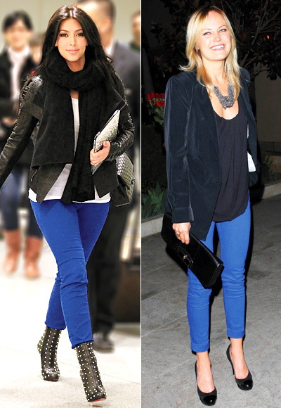 Look of the Day photo | Bright Blue Skinny Jeans