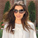 I like the idea of a bow blouse, but I'm afraid of looking to fussy. How could I wear it and still look cool?