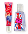 Lip Gloss and Hand Sanitizer