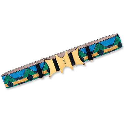 Etro Leather Tribal Belt