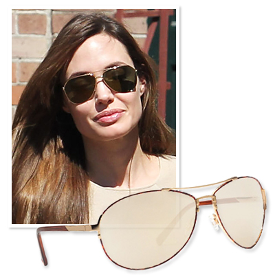 Angelina Jolie Aviators