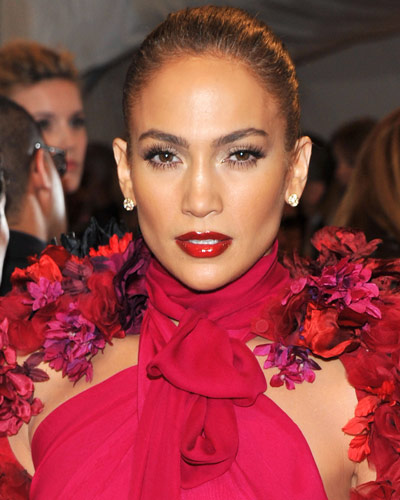 Jennifer Lopez - 25 Stars in Red Lipstick - Red Lips