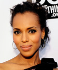 Kerry Washington - Daily Beauty Tip - Breezy Low Bun