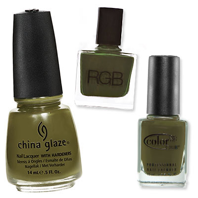 Army Green - Which Nail Colors Will You Wear This Season? - Fall Nail Colors