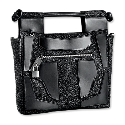 Etro Leather Cut Out Bag