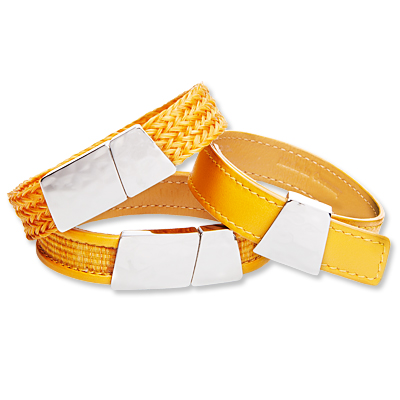 Akris Horsehair and Leather  Cuffs