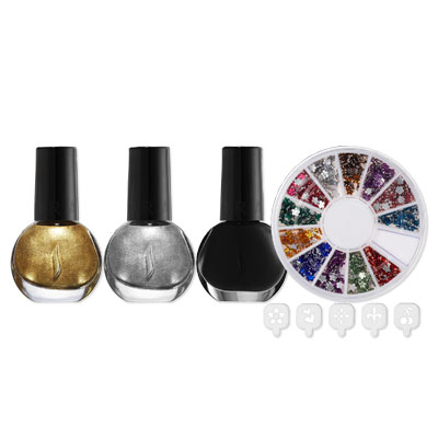 Add Ornaments - Glitzy Ways to Dress Up Your Nails - Nail Art