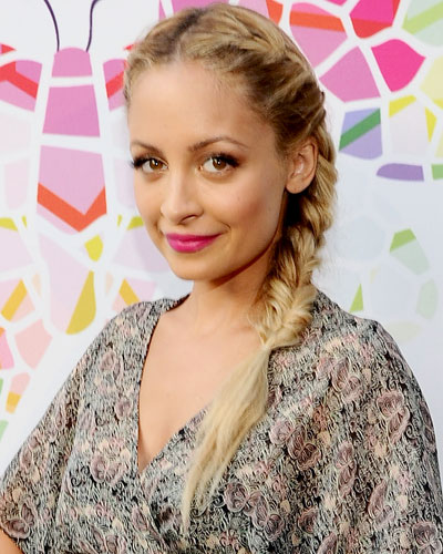 Nicole Richie Side French Braid