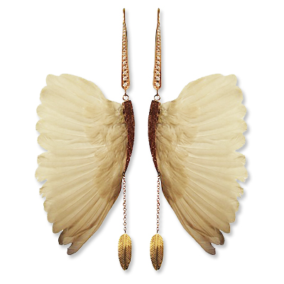 Daniela Villegas Wing Earrings