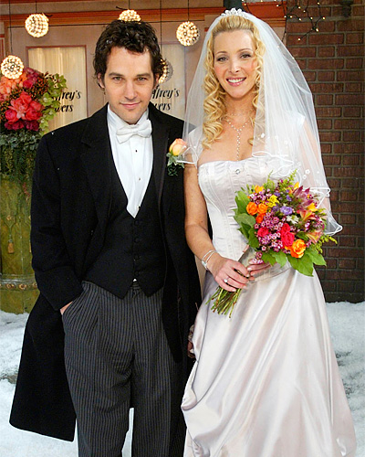 Phoebe Buffay and Mike Hannigan Lisa Kudrow and Paul Rudd Friends