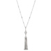 [BR]
White Gold Tassel Necklace
