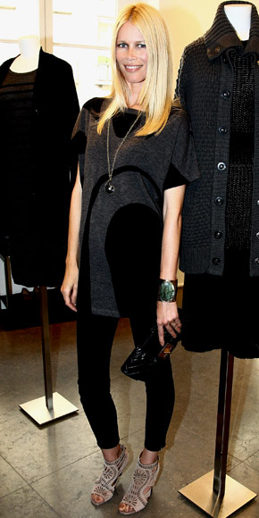 Claudia Schiffer in Sergio Rossi