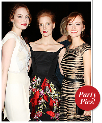 Emma Stone Jessica Chastain, Ahna O'Reilly