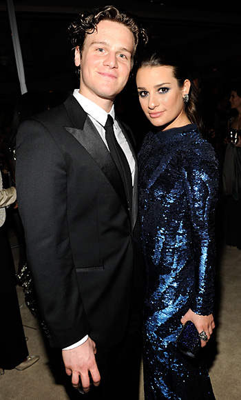 2011 Academy Awards Oscars AfterParties Lea Michele and Jonathan Groff