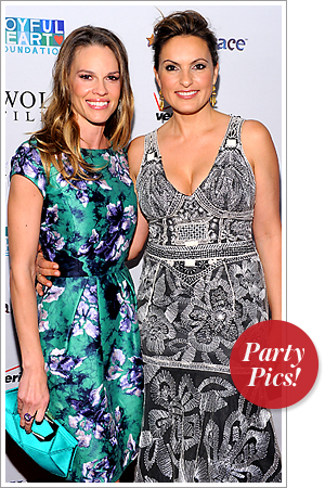 Hilary Swank and Mariska Hargitay
