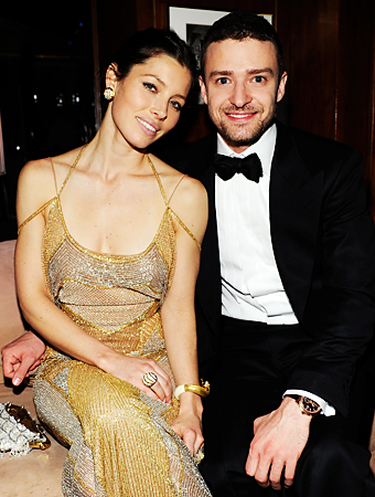 Justin Timberlake and Jessica Biel