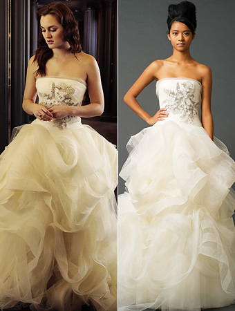 Gossip Girl Fashion Blair on Gossip Girl Fashion  Blair   S Vera Wang Wedding Gown Fitting And