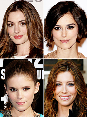 Kate Mara, Keira Knightley, Jessica Biel and Anne Hathaway