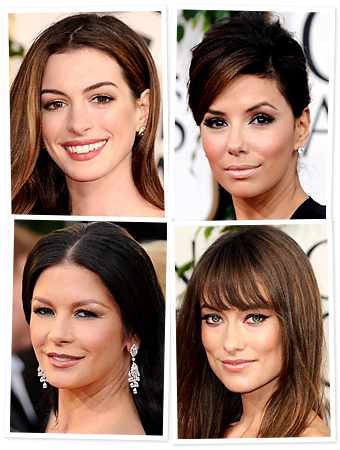 Golden Globes, Anne Hathaway, Eva Longoria, Olivia Wilde, Catherine Zeta Jones