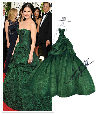 Catherine Zeta-Jones Monique Lhuillier