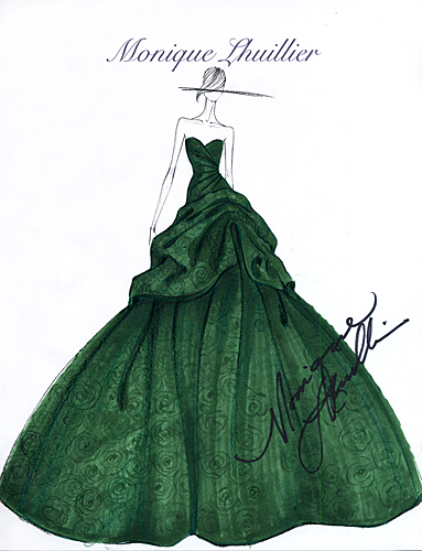 Catherine Zeta Jones Monique Lhuillier