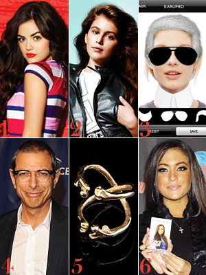 Lucy Hale, Karl Lagerfeld