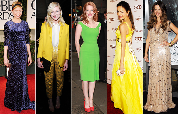 Michelle Williams, Kirsten Dunst, Jessica Chastain, Camilla Belle, Kate Beckinsale