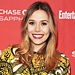 Found It! Elizabeth Olsen's Printed Sweater and Bronze Cords