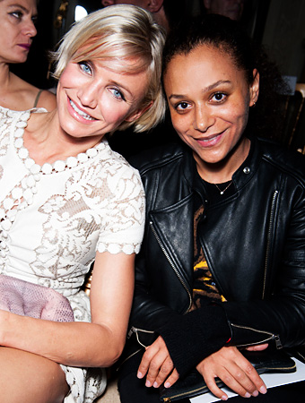 Cameron Diaz and Samira Nasr