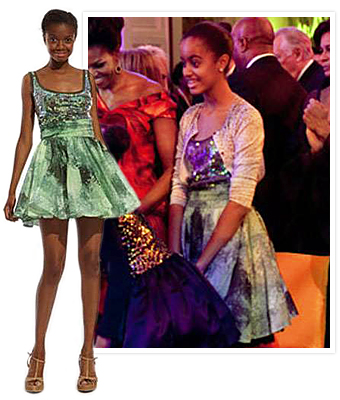 Malia Obama Chris Benz