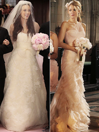 Gossip Girl Wedding Leighton Meester Blake Lively Courtesy of The CW