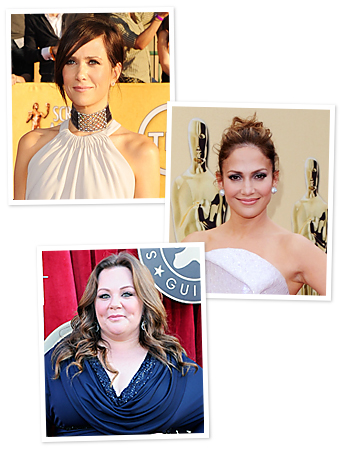 Oscars 2012, Jennifer Lopez, Kristen Wiig