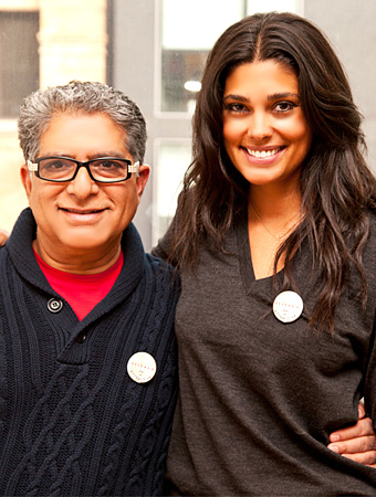 Rachel Roy and Deepak