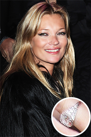 Kate Moss Engagement Ring Rex Getty Images