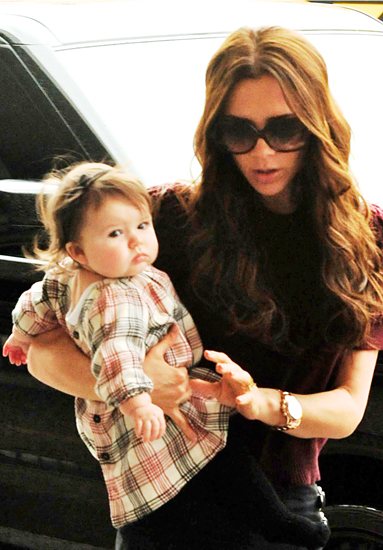 Victoria Beckham and daughter Harper Seven Beckham