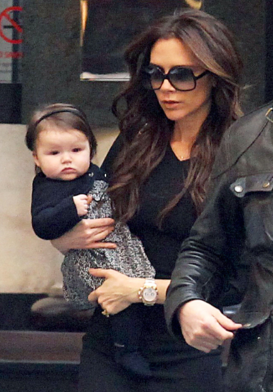 Victoria Beckham and daughter Harper Seven Beckham