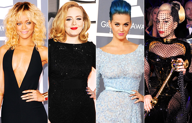 Grammys 2012 - Manicures