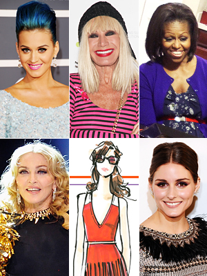Katy Perry, Betsey Johnson, Michelle Obamas